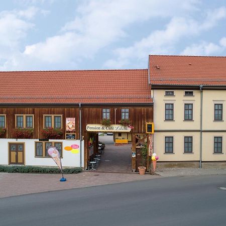 Pension-Cafe-Libelle Elxleben bei Arnstadt エクステリア 写真